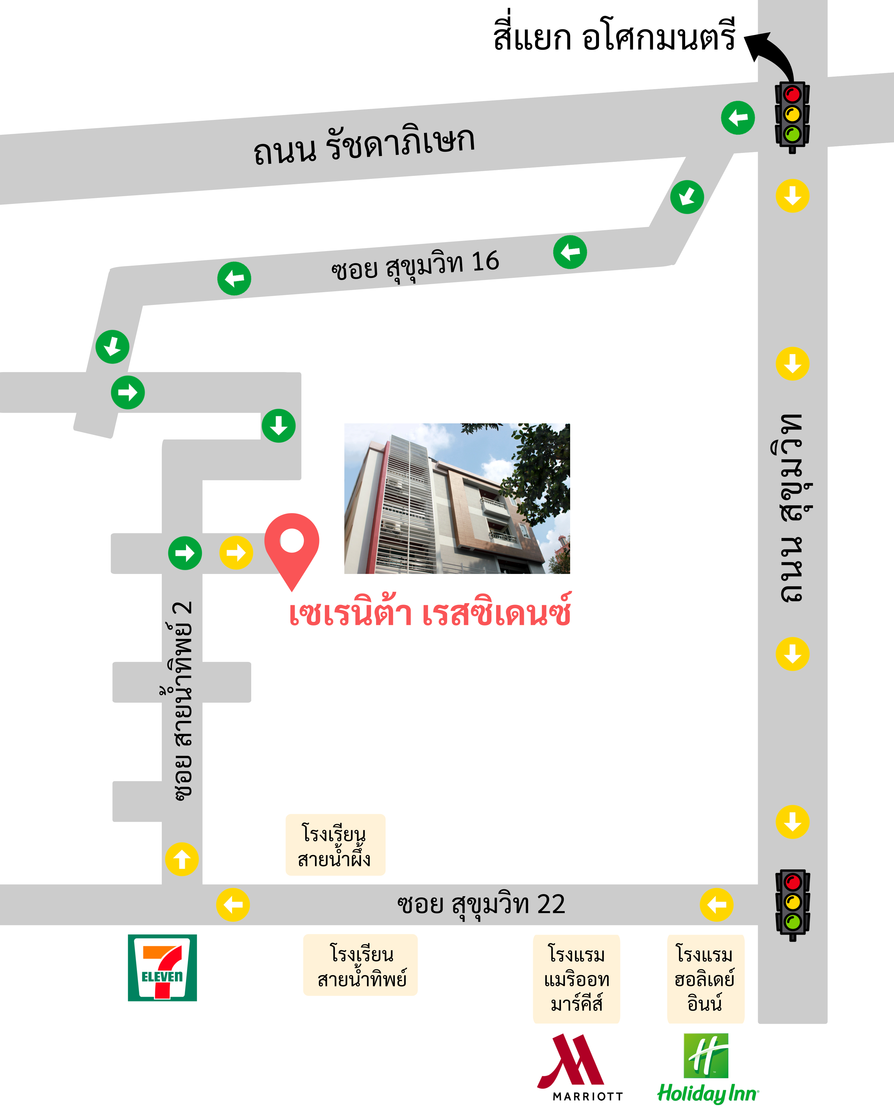 Serenita Residence Thai Map